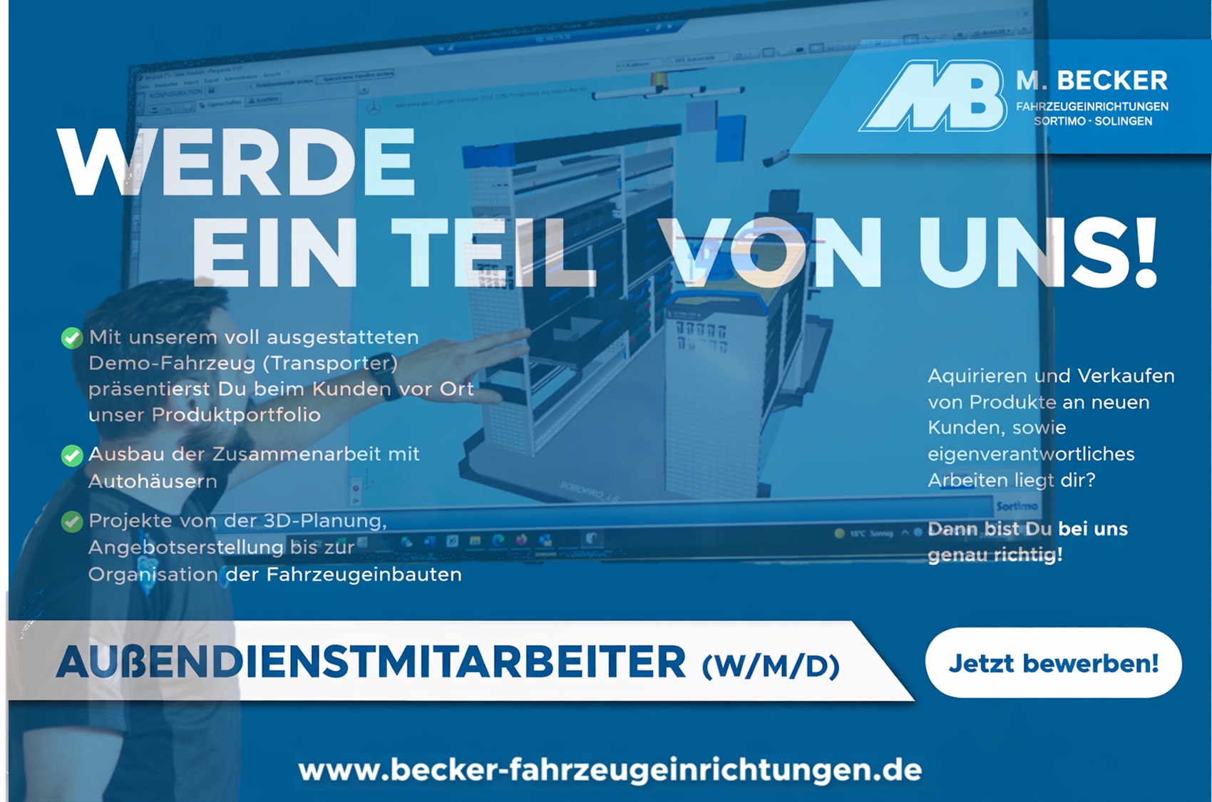 Außendienst Bewerbung